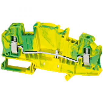 NSYTRV62TTPE - Linergy earth terminal block - 6mm² single-level 1x1 screw - green-yellow, Schneider Electric