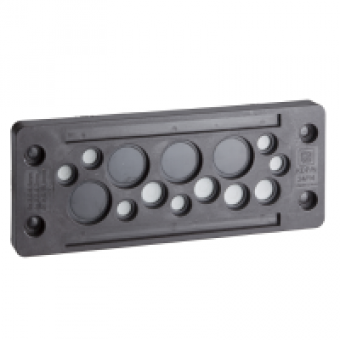 NSYTSA2423SE - Cable passage IP65 w/o connectors 23 entries., Schneider Electric