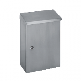NSYTX10030 - Stainless canopy 304L Scotch Brite® finish. for WM enclosure W1000xD300mm, Schneider Electric
