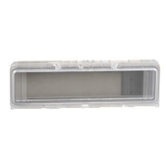 NSYVA2716M - Plastic window with hinged transparent cover. IP 65 L195xW165xD13mm., Schneider Electric