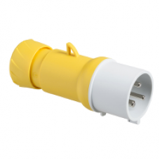 PKE16M413 - PratiKa wander plug - straight - 16 A - 2P + E - 100...130 V AC - IP44, Schneider Electric