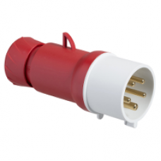 PKE16M435 - PratiKa wander plug - straight - 16 A - 3P + N + E - 380...415 V AC - IP44, Schneider Electric