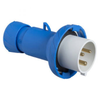 PKE32M723 - PratiKa wander plug - straight - 32 A - 2P + E - 200...250 V AC - IP67, Schneider Electric