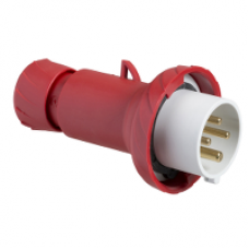 PKE32M734 - PratiKa wander plug - straight - 32 A - 3P + E - 380...415 V AC - IP67, Schneider Electric
