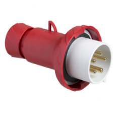 PKE32M735 - PratiKa wander plug - straight - 32 A - 3P + N + E - 380...415 V AC - IP67, Schneider Electric
