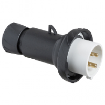 PKE32M744 - PratiKa wander plug - straight - 32 A - 3P + E - 480...500 V AC - IP67, Schneider Electric