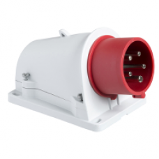 PKE32W435 - PratiKa plug - screw - angled - 32A - 3P + N + E - 380...415 V AC - wall, Schneider Electric