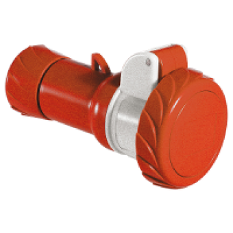 PKF16M735 - PratiKa wander socket - straight - 16 A - 3P + N + E - 380...415 V AC - IP67, Schneider Electric