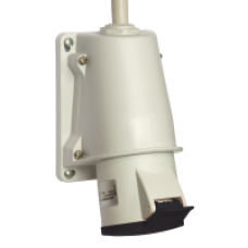 PKF16W445 - PratiKa socket - screw - angled - 16A - 3P + N + E - 480...500 V AC - wall, Schneider Electric