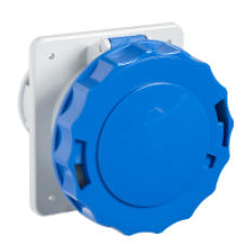 PKF32G723 - PratiKa socket - screw - straight - 32A - 2P + E - 200...250 V AC - panel, Schneider Electric