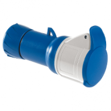 PKF32M423 - PratiKa wander socket - straight - 32 A - 2P + E - 200...250 V AC - IP44, Schneider Electric