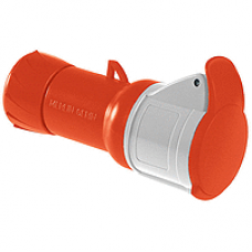 PKF32M435 - PratiKa wander socket - straight - 32 A - 3P + N + E - 380...415 V AC - IP44, Schneider Electric