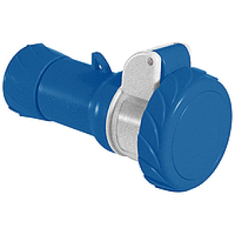 PKF32M723 - PratiKa wander socket - straight - 32 A - 2P + E - 200...250 V AC - IP67, Schneider Electric