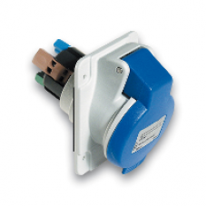 PKY32F423 - PratiKa socket - fast - angled - 32A - 2P + E - 200...250 V AC - panel, Schneider Electric