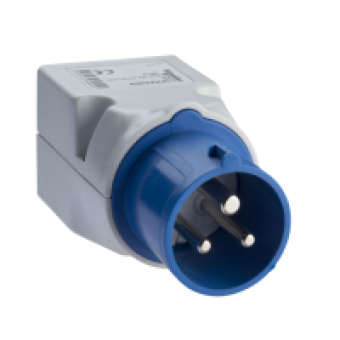 PKZA202 - PratiKa system adapter - 2 sockets - Italy - 16 A - 2P+E - 220V 50/60Hz, Schneider Electric
