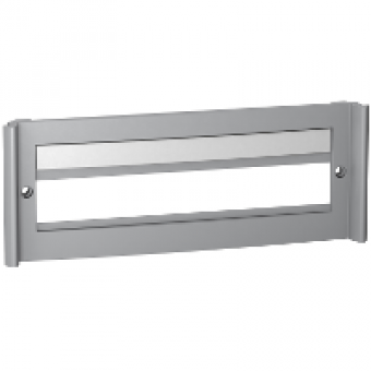 PRA90015G - window type front plate - 24 modules, Schneider Electric
