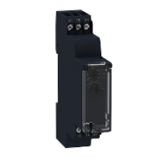 RE17LAMW - on-delay timing relay - 1 s..100 h - 24..240 V AC/DC - solid state output, Schneider Electric