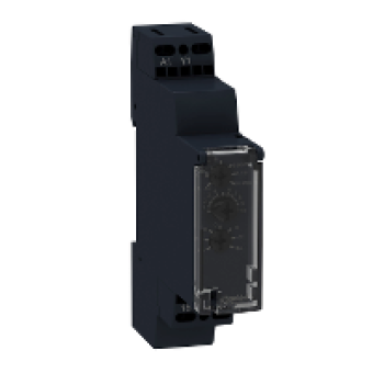 RE17LMBM - time delay relay 10 functions - 1 s..100 h - 24..240 V - solid state output, Schneider Electric