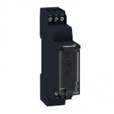 RE17RMMU - time delay relay 10 functions - 1 s..100 h - 24..240 V AC - 1 OC, Schneider Electric