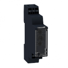 RE17RMXMU - time delay relay 9 functions - 1 s..100 h - 24..240 V AC - 1 OC, Schneider Electric