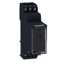 RE22R2AMU - on-delay timing relay - 24VDC/24..240 V AC - 2 C/O, Schneider Electric