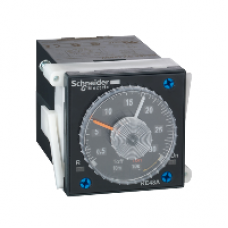 RE48AMH13MW - time delay relay 2 functions - 0.02 s..300 h - 24..240 V AC - 2 OC, Schneider Electric