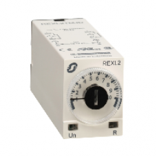 REXL2TMP7 - on-delay timing relay - 0.1 s..100 h - 230 V AC - 2 OC, Schneider Electric