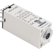 REXL4TMBD - on-delay timing relay - 0.1 s..100 h - 24 V DC - 4 OC, Schneider Electric