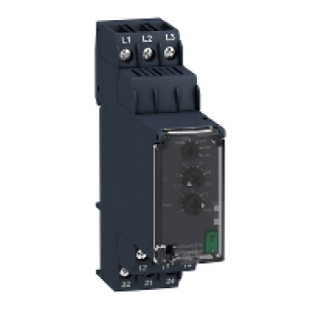 RM22TA33 - three-Phase Asymmetry control relay 380…480Vac 2 C/O, Schneider Electric