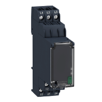 RM22TG20 - three-Phase control relay 183…528Vac 2 C/O, Schneider Electric