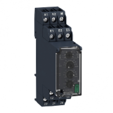 RM22UA31MR - Voltage control relay 50mV…5Vac/dc 2 C/O, Schneider Electric