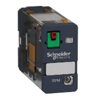 RPM12B7 - power plug-in relay - Zelio RPM - 1 C/O - 24 V AC - 15 A - with LED, Schneider Electric