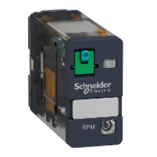 RPM12BD - power plug-in relay - Zelio RPM - 1 C/O - 24 V DC - 15 A - with LED, Schneider Electric