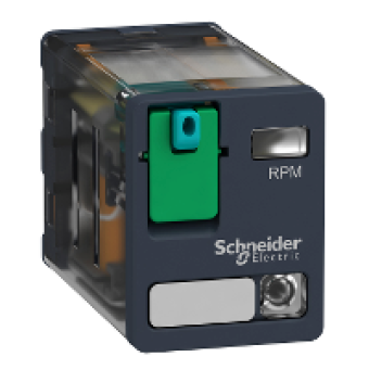 RPM22ED - power plug-in relay - Zelio RPM - 2 C/O - 48 V DC - 15 A - with LED, Schneider Electric RPM22ED - power plug-in relay - Zelio RPM - 2 C/O - 48 V DC - 15 A - with LED, Schneider Electric