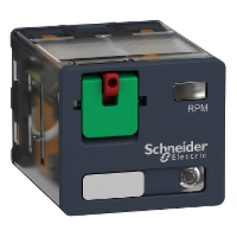 RPM32F7 - power plug-in relay - Zelio RPM - 3 C/O - 120 V AC - 15 A - with LED, Schneider Electric