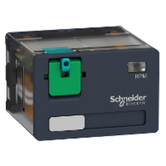 RPM41ED - power plug-in relay - Zelio RPM - 4 C/O - 48 V DC - 15 A, Schneider Electric RPM41ED - power plug-in relay - Zelio RPM - 4 C/O - 48 V DC - 15 A, Schneider Electric