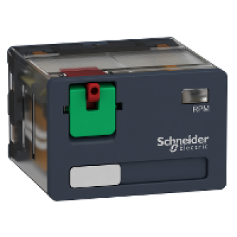 RPM41P7 - power plug-in relay - Zelio RPM - 4 C/O - 230 V AC - 15 A, Schneider Electric
