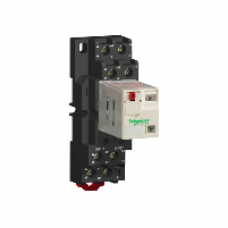 RPZF2 - socket RPZ - mixed contact - 16 A - < 250 V - screw clamp - for relay RXM2.., Schneider Electric