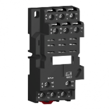 RPZF3 - socket RPZ - mixed contact - 16 A - < 250 V - screw clamp - for relay RXM3.., Schneider Electric