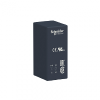 RSB1A120B7 - interface plug-in relay - Zelio RSB - 1 C/O - 24 V AC - 12 A, Schneider Electric