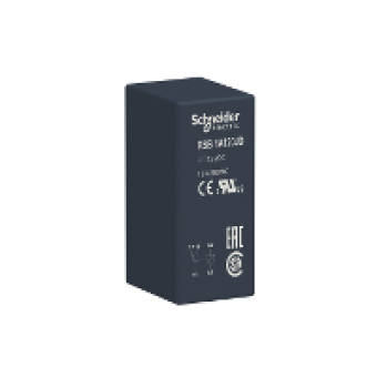 RSB1A120JD - interface plug-in relay - Zelio RSB - 1 C/O - 12 V DC - 12 A, Schneider Electric