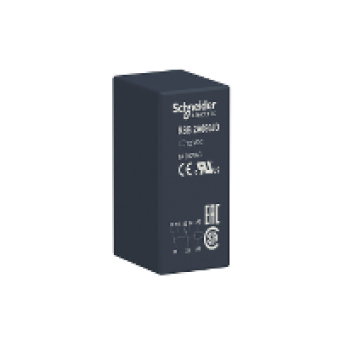 RSB2A080JD - interface plug-in relay - Zelio RSB - 2 C/O - 12 V DC - 8 A, Schneider Electric RSB2A080JD - interface plug-in relay - Zelio RSB - 2 C/O - 12 V DC - 8 A, Schneider Electric