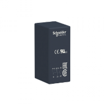 RSB2A080U7 - interface plug-in relay - Zelio RSB - 2 C/O - 240 V AC - 8 A, Schneider Electric