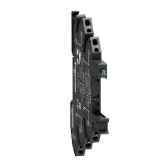 RSLZRA3 - spring socket equipped with LED and protection circuit 110 V, Schneider Electric