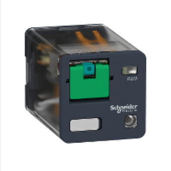 RUMC22BD - universal plug-in relay - Zelio RUM - 2 C/O - 24 V DC - 10 A - with LED, Schneider Electric