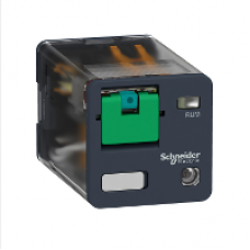 RUMC22JD - universal plug-in relay - Zelio RUM - 2 C/O - 12 V DC - 10 A - with LED, Schneider Electric