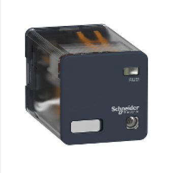 RUMF23ED - universal plug-in relay - Zelio RUM - 2 C/O - 48 V DC - 10 A - with LED, Schneider Electric