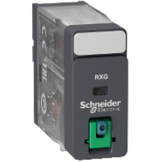 RXG11BD - interface plug-in relay - Zelio RXG - 1C/O standard - 24V DC - 10 A - with LTB, Schneider Electric RXG11BD - interface plug-in relay - Zelio RXG - 1C/O standard - 24V DC - 10 A - with LTB, Schneider Electric