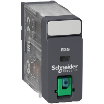 RXG11BD - interface plug-in relay - Zelio RXG - 1C/O standard - 24V DC - 10 A - with LTB, Schneider Electric RXG11BD - interface plug-in relay - Zelio RXG - 1C/O standard - 24V DC - 10 A - with LTB, Schneider Electric