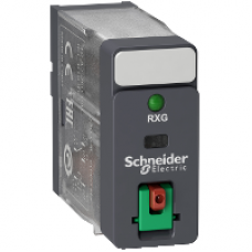 RXG12E7 - interface plug-in relay - Zelio RXG - 1C/O standard - 48VAC-10A-with LTB and LED, Schneider Electric RXG12E7 - interface plug-in relay - Zelio RXG - 1C/O standard - 48VAC-10A-with LTB and LED, Schneider Electric